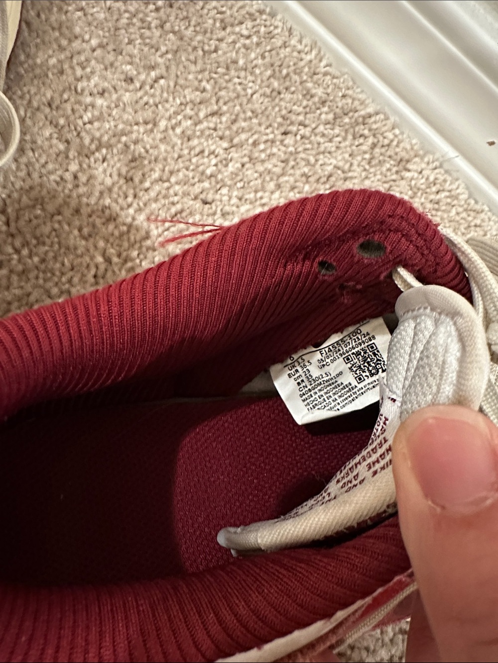 Nike Dunk Low - Maroon/White - Picture 10 of 10